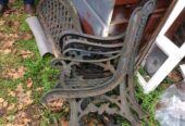 Cast iron bench ends