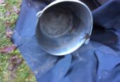 Stainless bucket for ashes