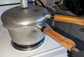 Electric grill and Presto pressure cooker