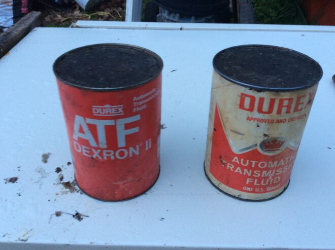 Old oil cans