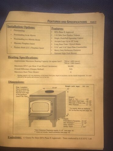 Woodstove – Lopi Answer