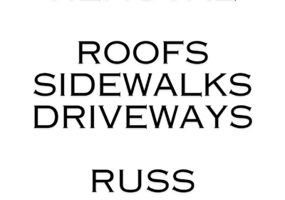 SNOW-REMOVAL-Roofs-Sidewalks-Driveways-Russ-541-993-3103
