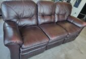 Leather Recliner Sofa – FREE