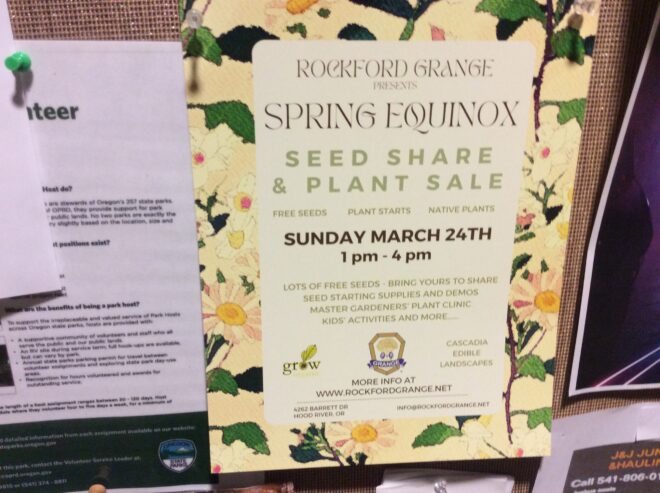 Seed share next weekend