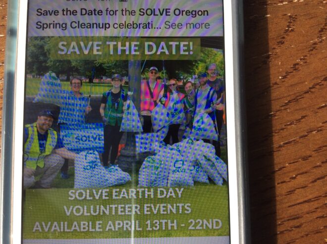 Earth day cleanup