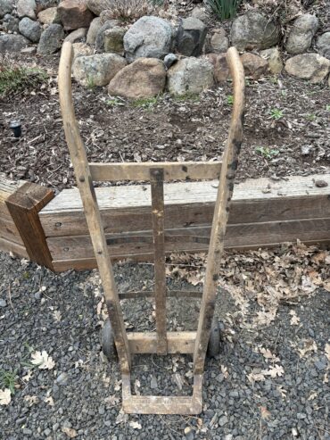 Vintage wood hand truck