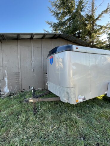 Utility Trailer for Sale – 1 Year Old but damaged body. 5 x 10