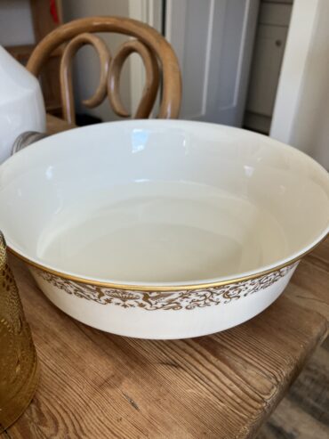 Lenox serving bowl with pretty decal