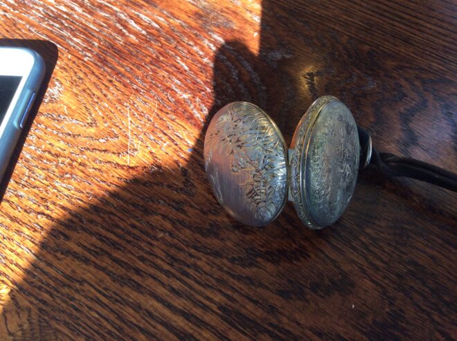 Gold plated pocket watch