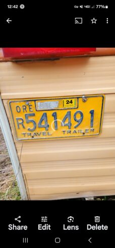 1978 PROWLER CT TRAVEL TRAILER,
