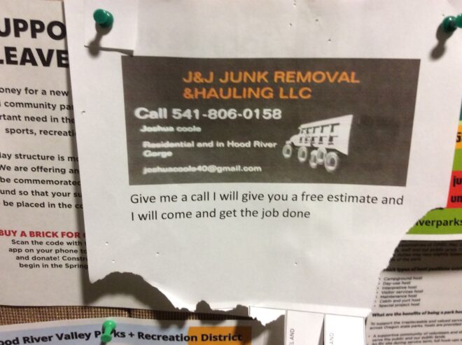 Junk removal