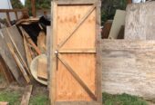 Two barn doors