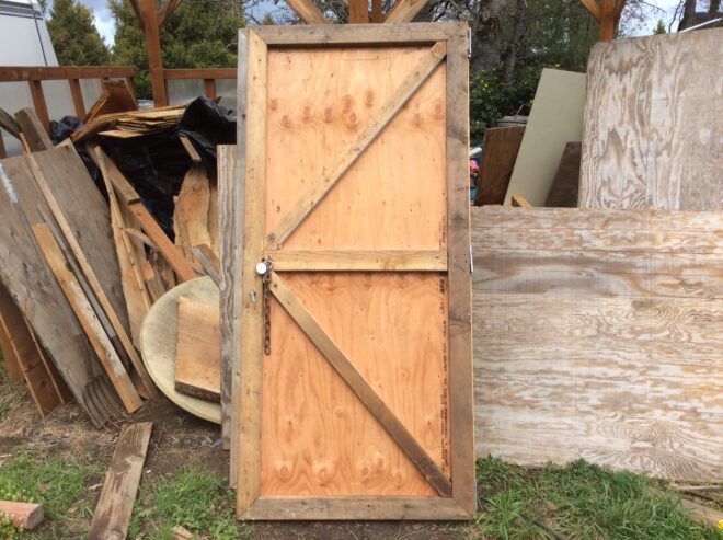 Two barn doors