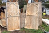 Two barn doors