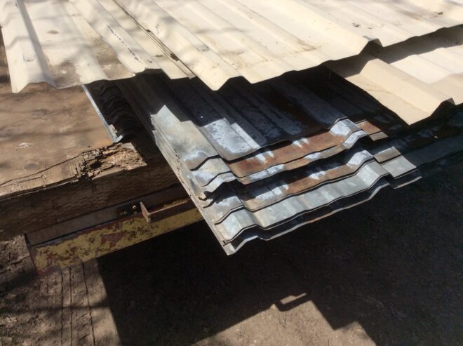 Three foot wide metal roofing