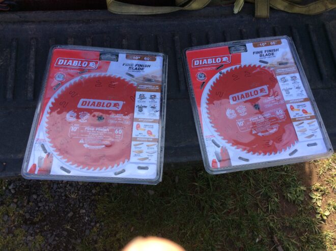 Two new sawblades