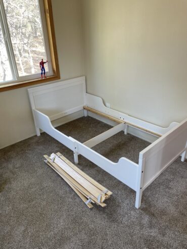 Ikea Sundvik Bed Frame & Vimsig Foam Mattress