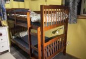 Solid Wood Bunk Beds W/ Matresses