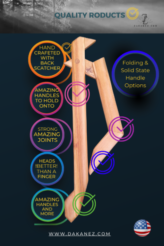 Self-Massage Cedar Canes, Pressure Point, Monkey Wrench, Made in The Gorge