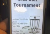 Disk golf tournament