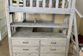 Loft Bed (Full), Dresser, Desk Combo – $850 (Hood River)