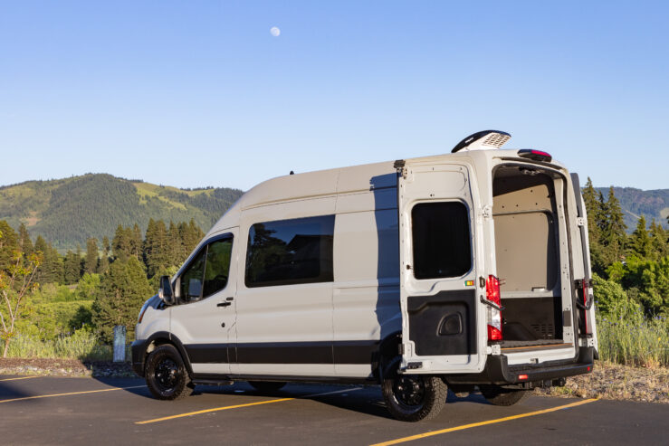 Like New ’22 Ford Transit Crew 250 AWD High-Roof with low miles (just over 16k)