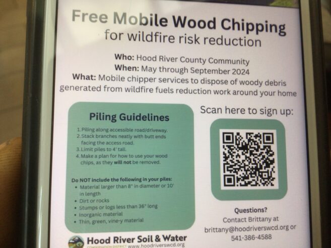 Free brush chipping in Hoodriver