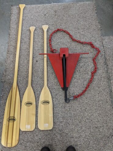 Boat Anchor and Paddles