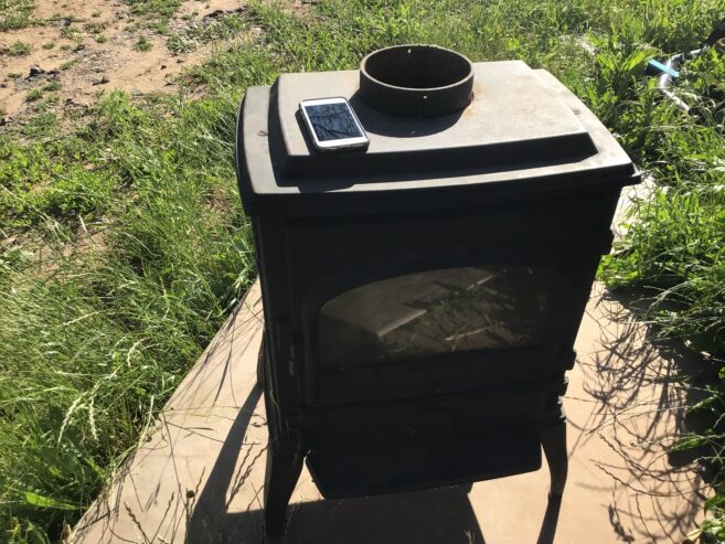 Small wood stove