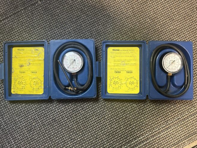 Gas pressure test kits