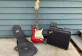 Electric guitar & amp