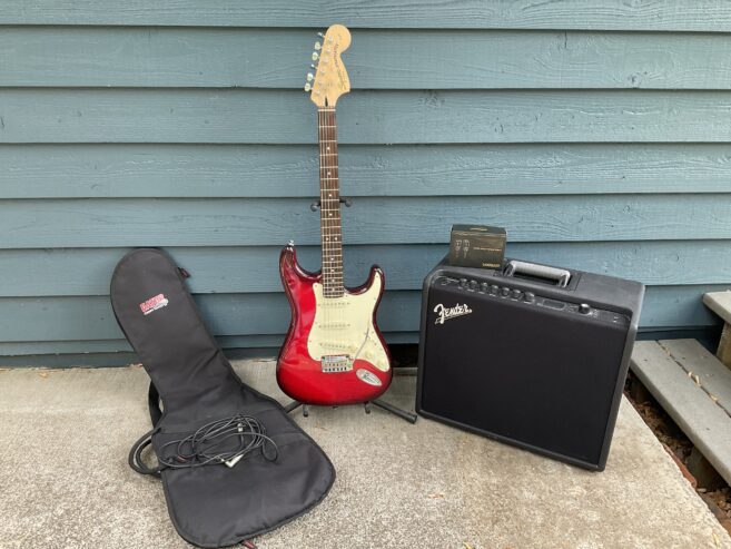 Electric guitar & amp