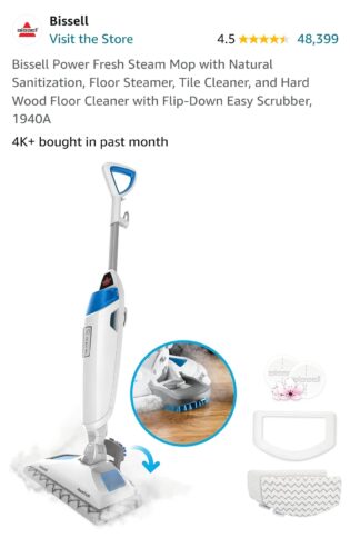 Bissell steam mop