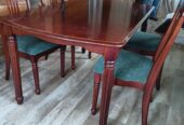 Dining table and chairs