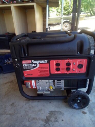 Coleman 6250 generator