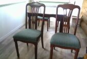 Dining table and chairs