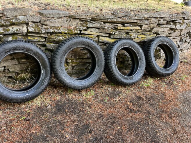 Studded snow tires