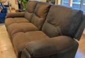 leather reclining sofa