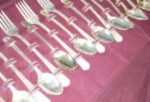 48 piece Silverplate Set Court Pattern -Wm Rogers vintage