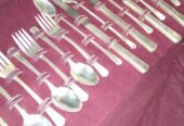 48 piece Silverplate Set Court Pattern -Wm Rogers vintage