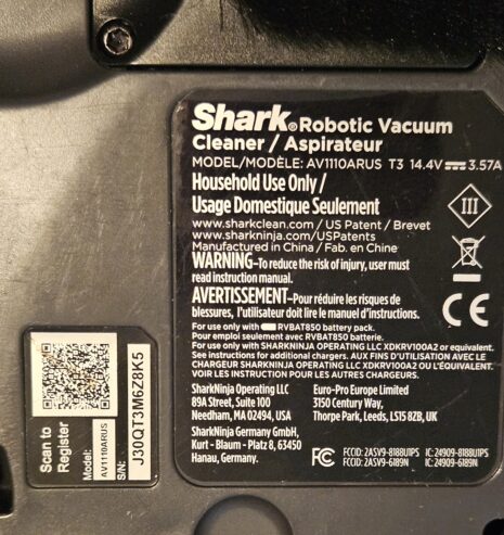 Shark robot vacuum