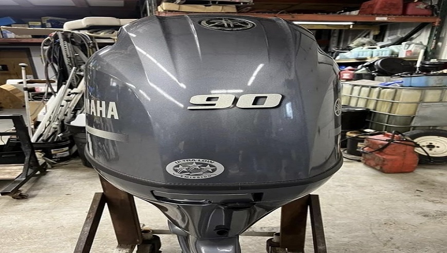 2020 Used Yamaha 90 HP Outboard Motor Boat Engine