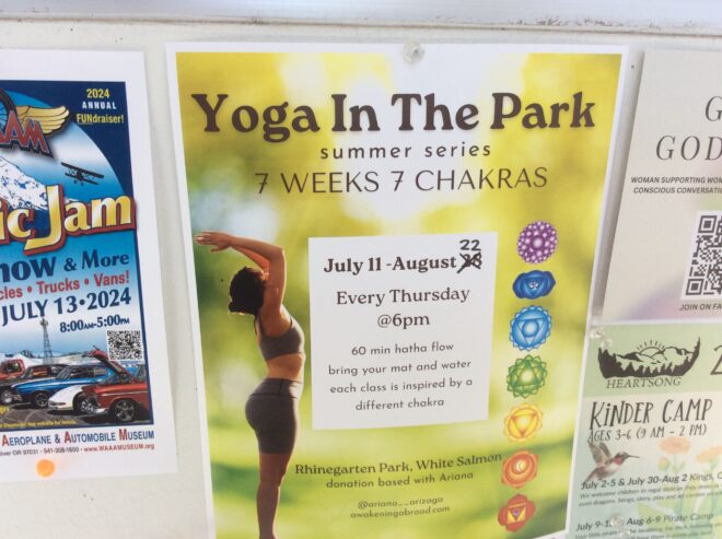 Yoga in the park