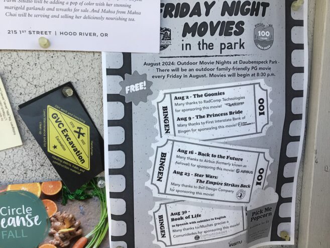 Movies in the park fridays