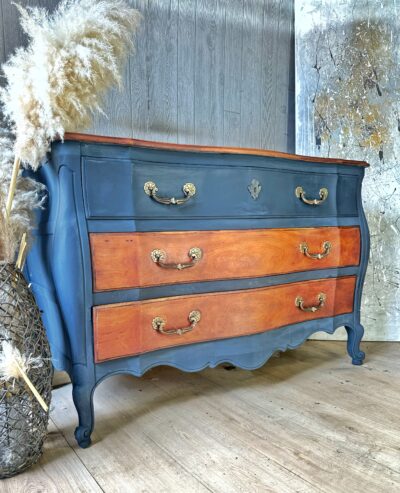 Refurbished mahogany vintage dresser