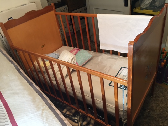 Wood Baby Crib 1950-53