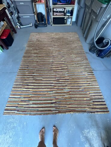 Pure wool area rug