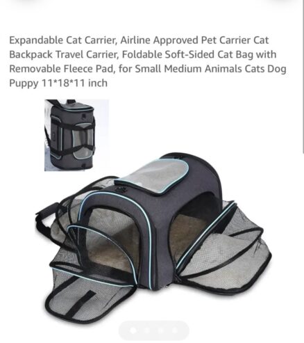 Expandable small pet carrier