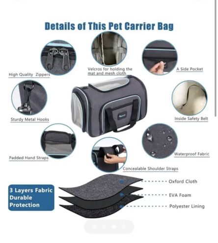 Expandable small pet carrier