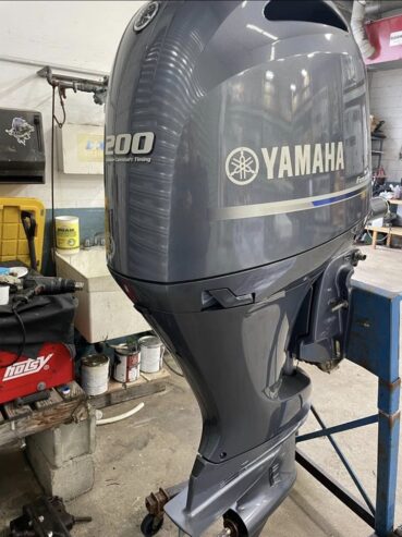 Slightly Used Yamaha 200HP 4-Stroke Outboard Motor Engine